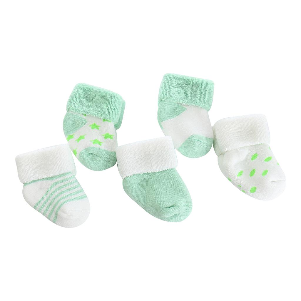 Baby- und Wintermode Cartoon Baumwolle Kinder Socken 5 Paar Set