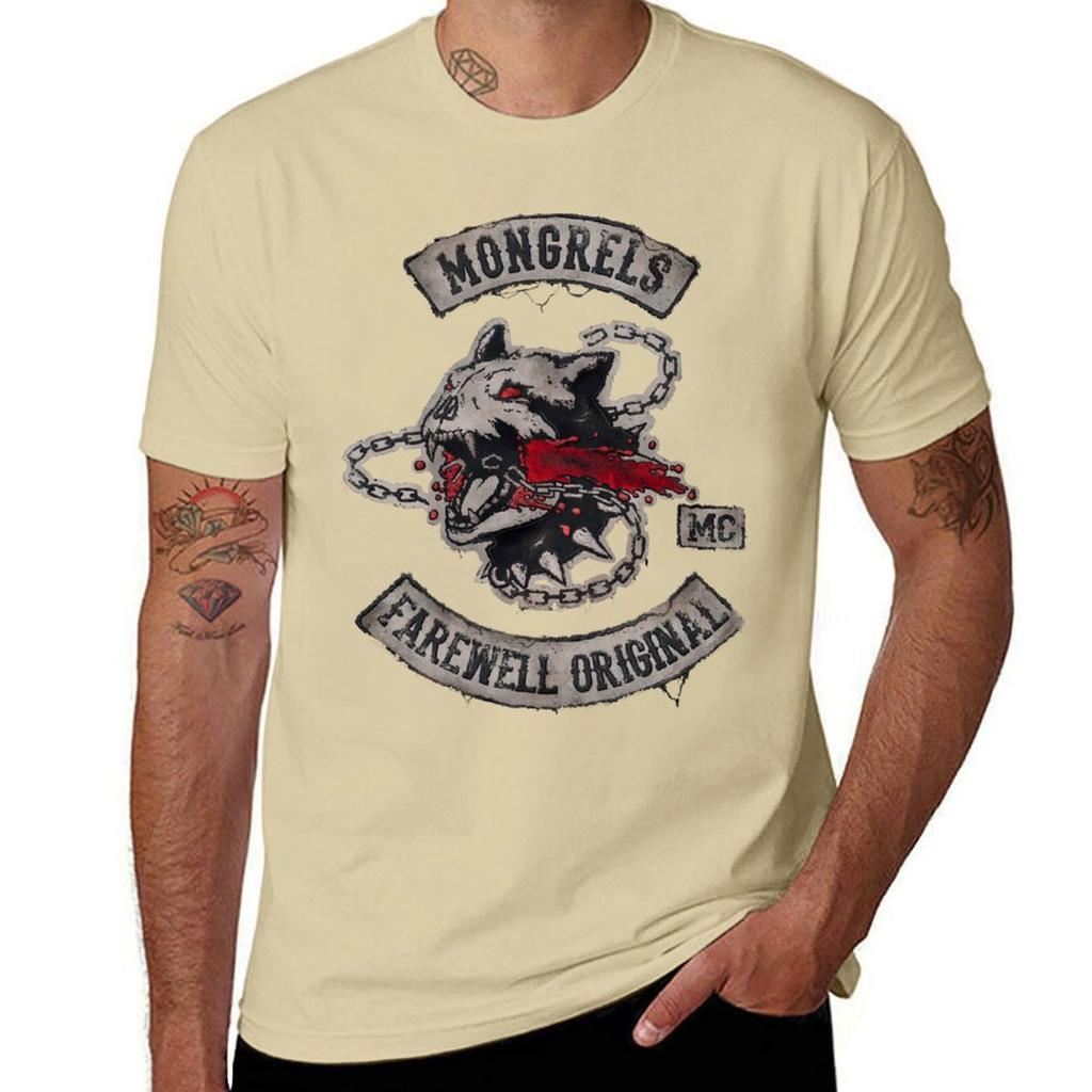 Copia De Mongrel Days Gone T-Shirt Aesthetic Clothes Customs Design Your Own Anime Tops Big and Tall T Shirts for Men