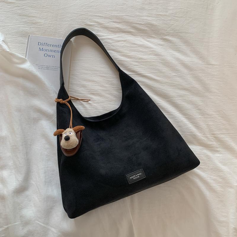 Retro Matte Big Bag Women's New Autumn and Winter Shoulder Bag High-grade Texture Commuting Large-capacity Tote Bag