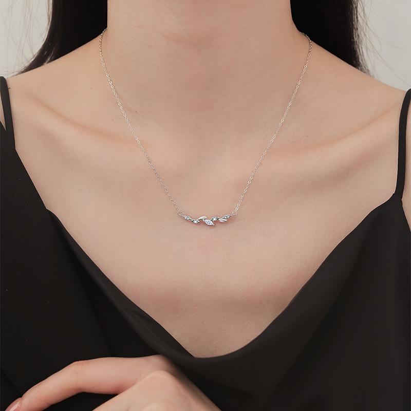 Wheat Ear Necklace Women's Simple Fashion Versatile Collarbone Chain Year Item Jewelry