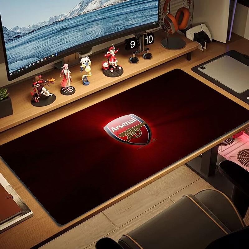 Arsenal F Large Size Mouse Pad Large Gaming Table Cushion Non-slip Laptop Tablet Big Mousepad XXL Mat Mini PC Playmat With Lock Edge