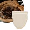 Cotton Coffee Filter Zipper Closure Filter Bags Cloth Infuser Tea Bag Strainer  Coffee