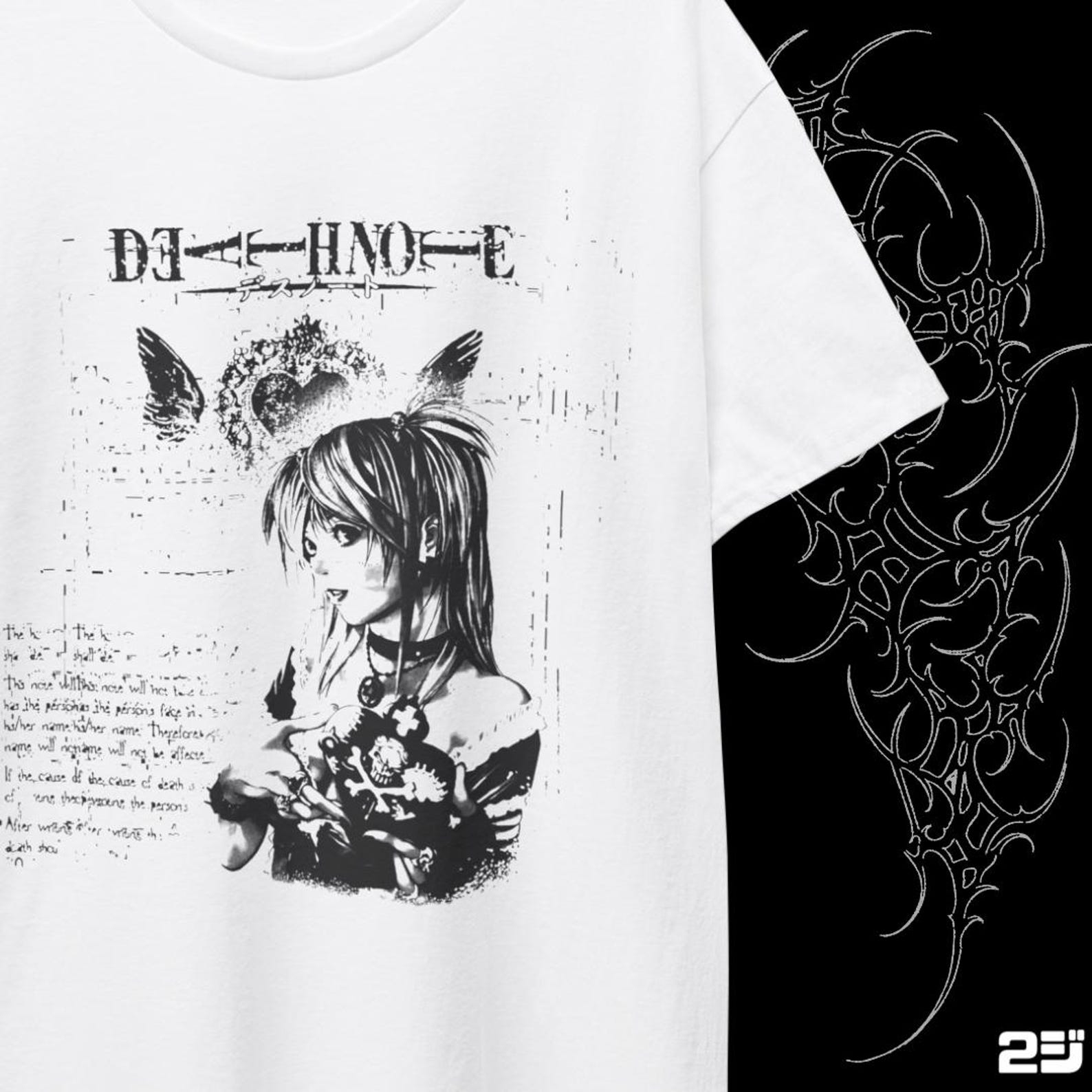 Misa Amane Death Note Inspired Anime T-Shirt | Vintage Manga Graphic Tee, Couple Gift 3XL