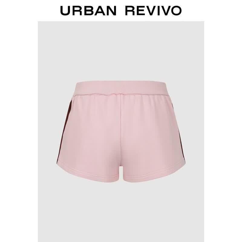 UR2026 Women s Casual Elastic Waist Shorts L