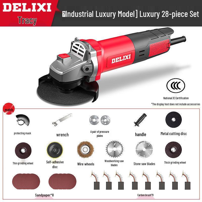High-Power Multifunctional Angle Grinder and Polisher for Home Use