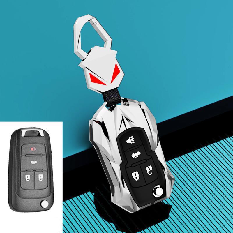 Zinc Alloy Car Remote Key Case Cover For Buick Chevrolet Cruze Aveo Trax Opel Astra Corsa Meriva Zafira Antara J