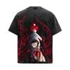 Jujutsu Kaisen Anime T Shirt Itadori Yuji Printed T-shirt Gothic Y2k Vintage Washed Tshirt Men's Clothing Pure Cotton Tees Tops