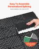 VEVOR Interlocking Drainage Mat, 12” X 12” Modular Interlocking Cushion, 40 Pcs Splicing Drainage Mats