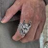 New Style Dragon Head Ring for Men with Domineering Dragon King Index Finger Open Design Ring