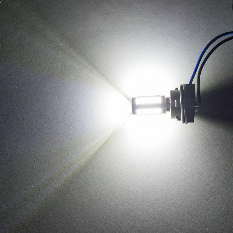 2 PCS P21W Ba15s 1156 Car LED Signal Light Bay15d 1157 12V LED Tail Trun Brake Reverse Parking Bulb Red White Yellow 5730 33SMD