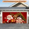 1Pcs Merry Christmas Smiling Figures Scene Decoration Background Xmas Backdrop Decorations For Photo Studio Photo Booth Party
