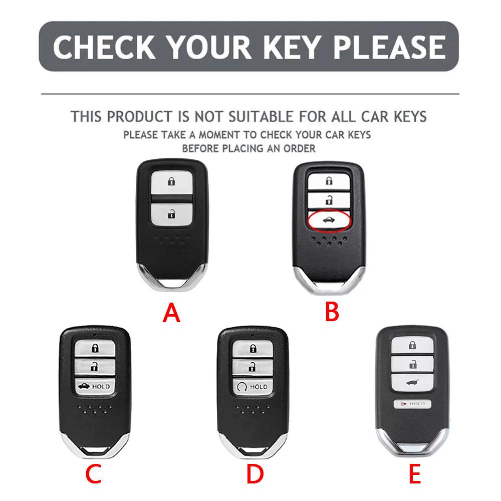 New Car Remote Key Case Cover Shell Fob For Honda Vezel City Civic Jazz Brv Br-V Hrv Protector Keychain Car Accessories