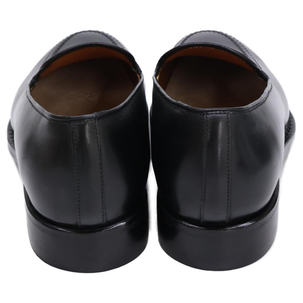 JALAN SRIWIJAYA Green Label Relaxing Special Order 98957 Dupuy Calfskin Mock Slip-on Loafers Shoes 39 blackUsed