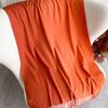 Fashion Solid Cashmere Warm Scarf for Women New Design Pashmina Winter Double Color Shawl Wraps Bufanda Tassel Blanket Poncho