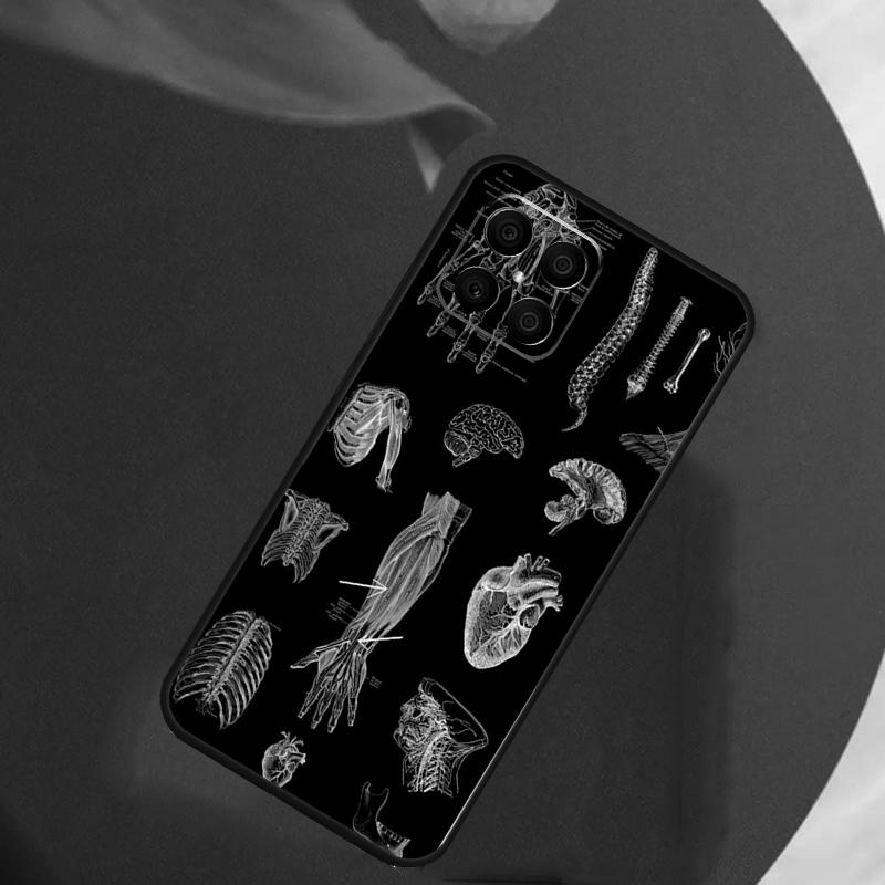 Human Anatomy For Honor Magic 5 6 7 8 Pro Case For Honor 400 200 50 70 Lite X8c X8b X9a X9b X9c X9d Win RT