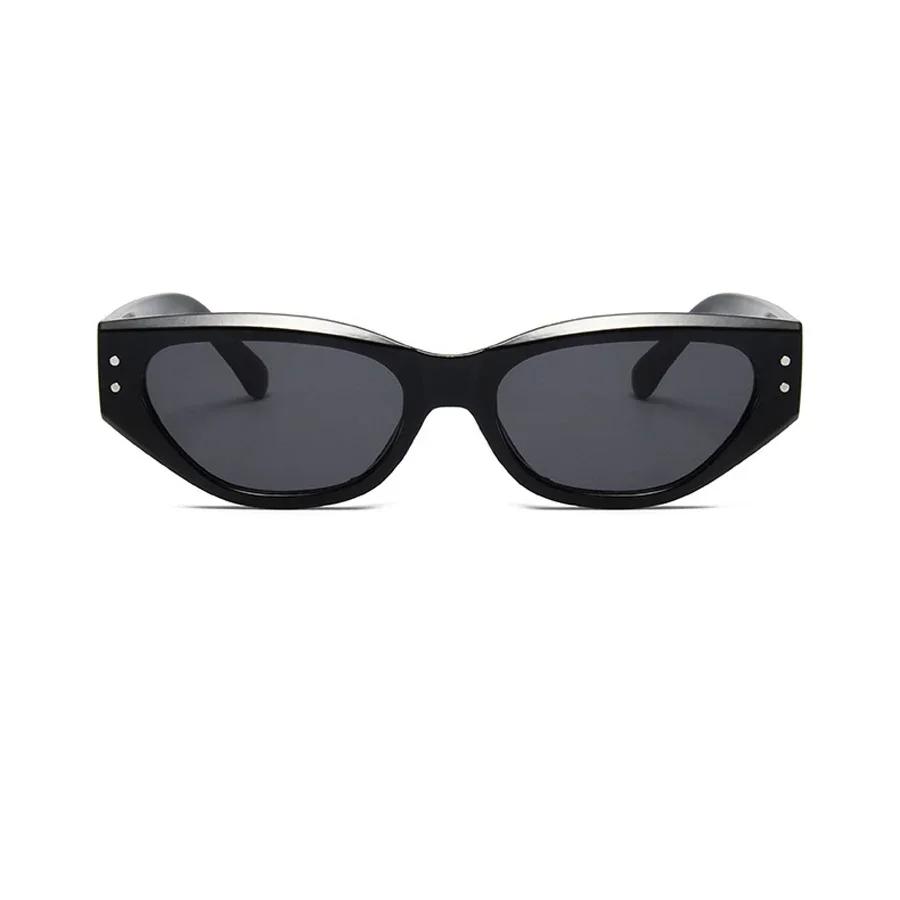 Retro Cat Eye Sunglasses Women Vintage Small Eyewear Women Men Rivet Sun Glasses Female Luxury Brand Eyewear UV400