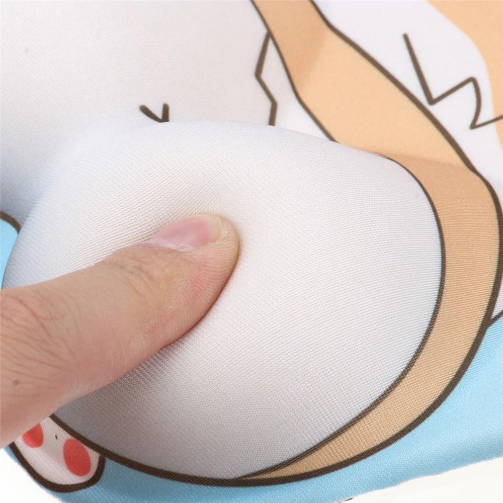 for PC Office Cute 3D Non Slip Dog Wrist Rest Corgi Mouse Pad Mouse Mat Wrist Support