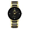 Foreign Trade Simple Strip + Scale Men's Watch Fashion Trend Business Elegance British Style Steel Belt Quartz Watch Men
