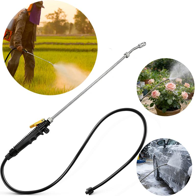 72cm Stainless Steel Sprayer Wand - Adjustable Mist/Straight Spray for Garden, Car Wash & Agriculture