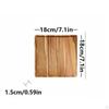 Acacia Wood Serving Plate Versatile Japanese Food Tray Smooth Square Wooden for Restaurant,