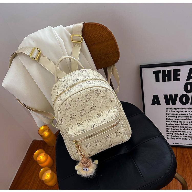 Premium Embossed Backpack Women's New Fashion Women's Travel Backpack College Student Niche Backpack