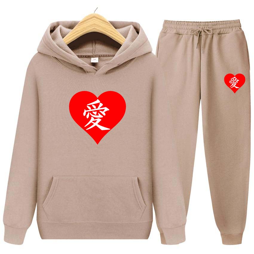 

Модный комплект из 2 предметов с принтом, комплект из двух предметов, мужские и женские толстовки с принтом, спортивные костюмы, штаны для бега, толстая теплая одежда для мужчин 3XL