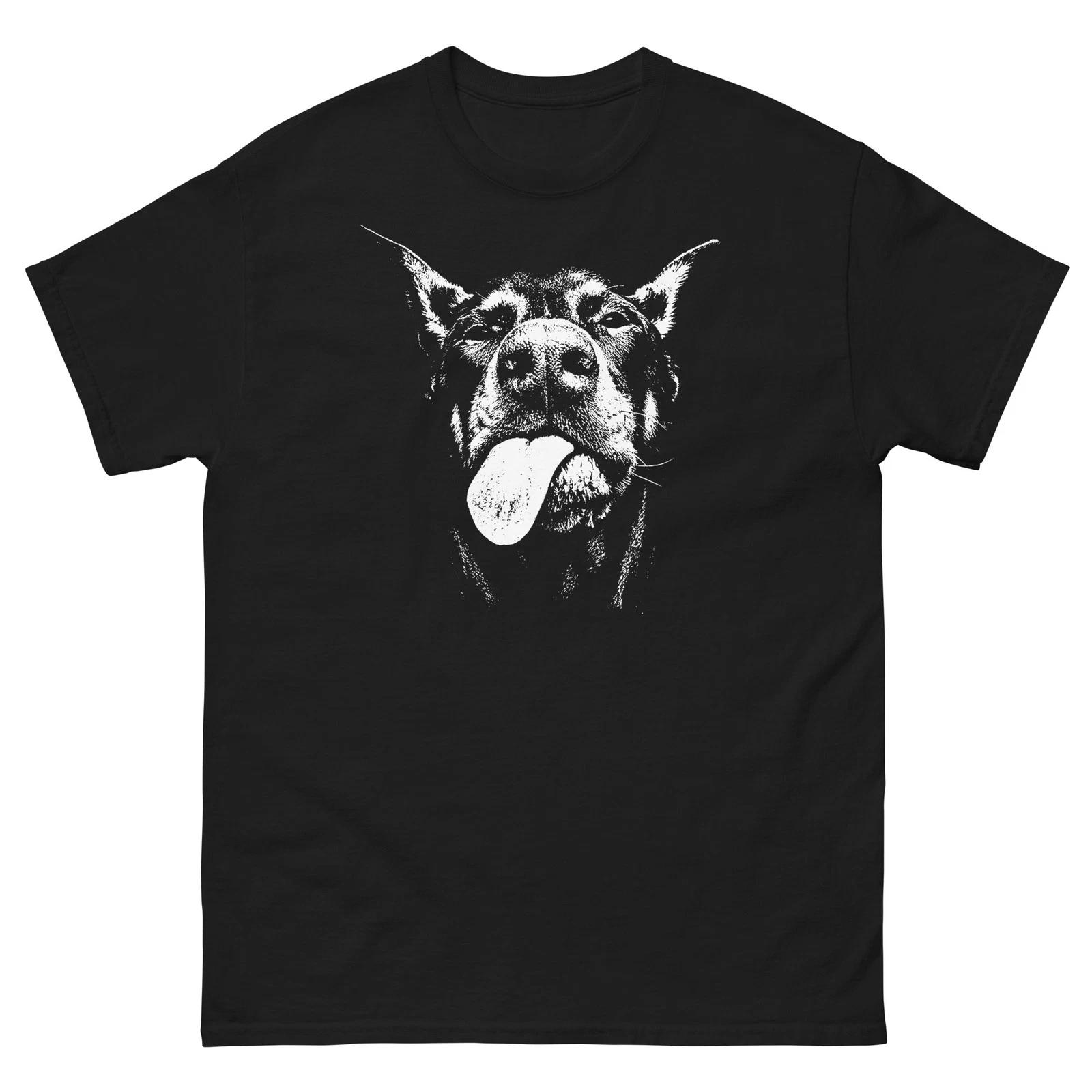 Dobermann Black Graphic T Shirt Unisex classic tee S