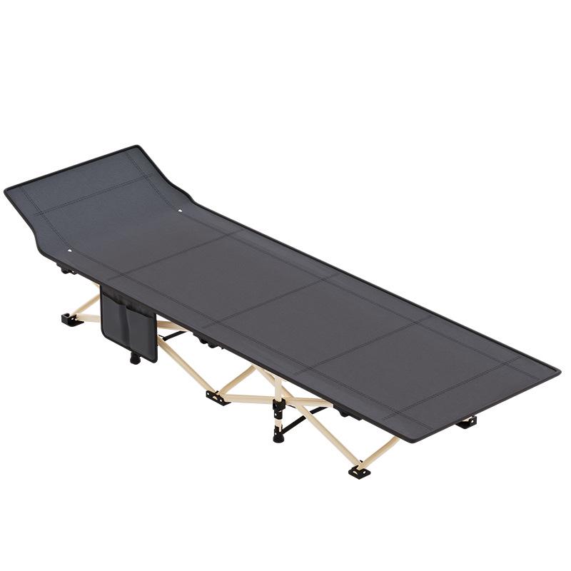 Folding Military-Style Single Recliner Bed for Outdoor or Office Use