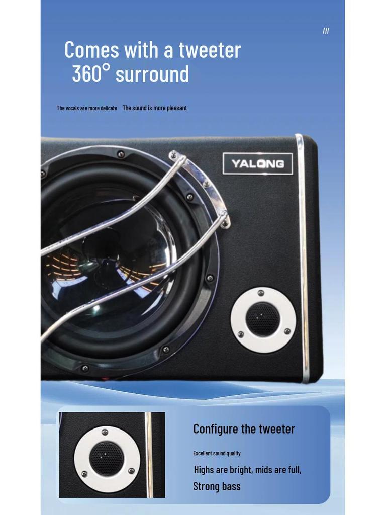 10-Inch High-Power Car Audio Subwoofer for Cross-Border Upgrades