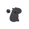 1 Pair Capybara Shaped Brooch Pin Handmade Lapel Badge Fashionable Alloy Animal Themed Jewelry for Clothing Accessory