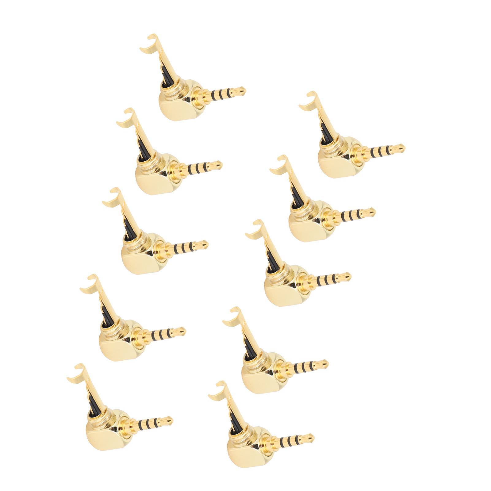 

10PCS 2.5mm Balanced Plug 4 Pole L Shape Angle Plug Replacement for AK240 AK120ii