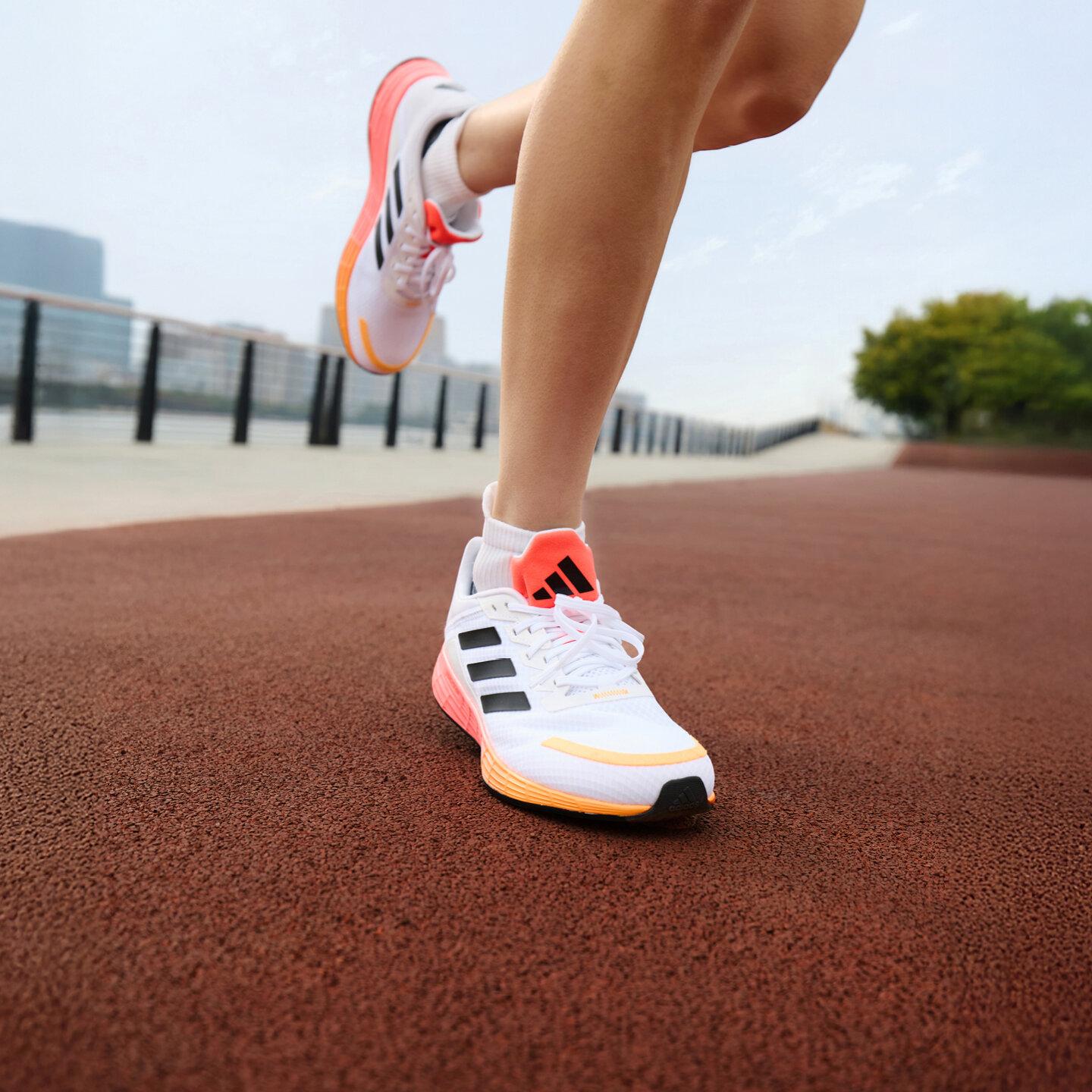 Adidas DURAMO SL Running Shoes Unisex White Orange 39