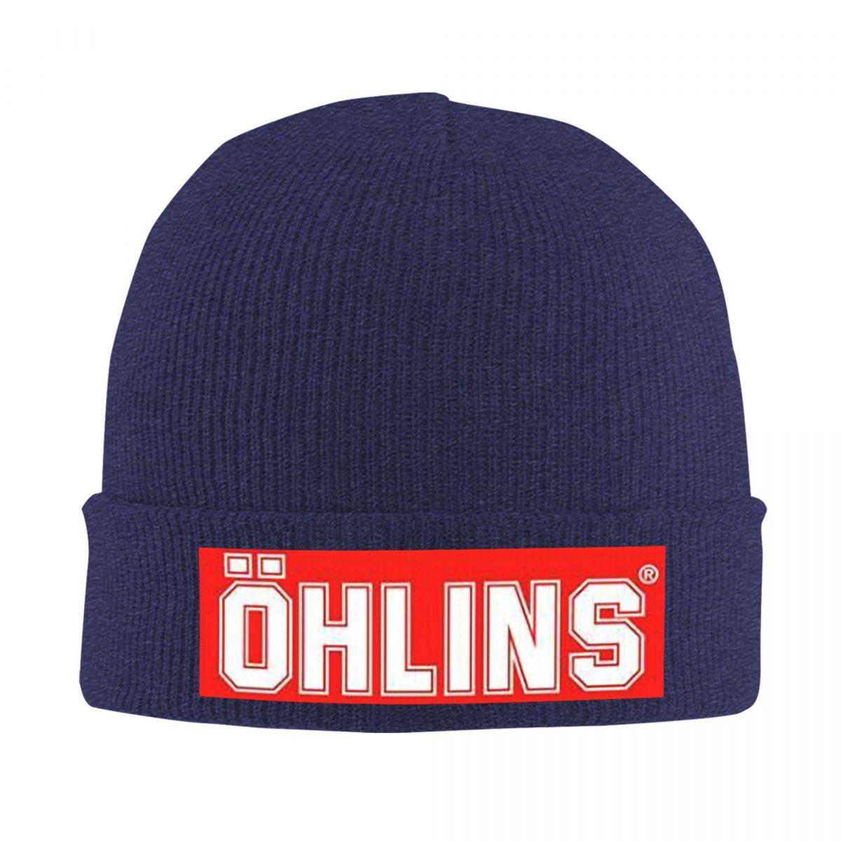 

Ohlins Logo Warm Knitted Cap Fashion Bonnet Hat Autumn Winter Outdoor Beanies Hats for Unisex Adult One Size