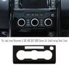 Black Plastic Car Center Air Conditioning Panel Cover - Interior Accessory for Lu