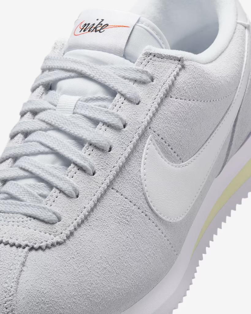 IB1857-001 Nike Cortez Football Grey Alabaster Black White (Women's)