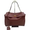 Hochwertige Ledertasche mit Magnetverschluss, großes Fassungsvermögen, Umhängetasche für Pendler, Vintage-Stil