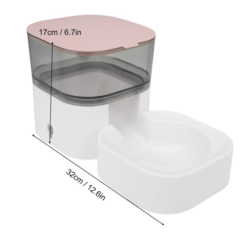 Pet Water Dispenser Automatic Self Dispensing Dog Food And Water Dispenser Station For Medium Small Dag Cats