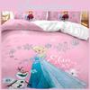 3d Cartoon Frozen Characters Bedding Set Quilt Duvet Cover With Pillowcase