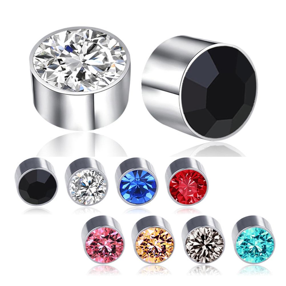 8 Pair of Magnetic Ear Stud Body Slimming Lose Weight Earrings Non Pierced Jewelry Gift