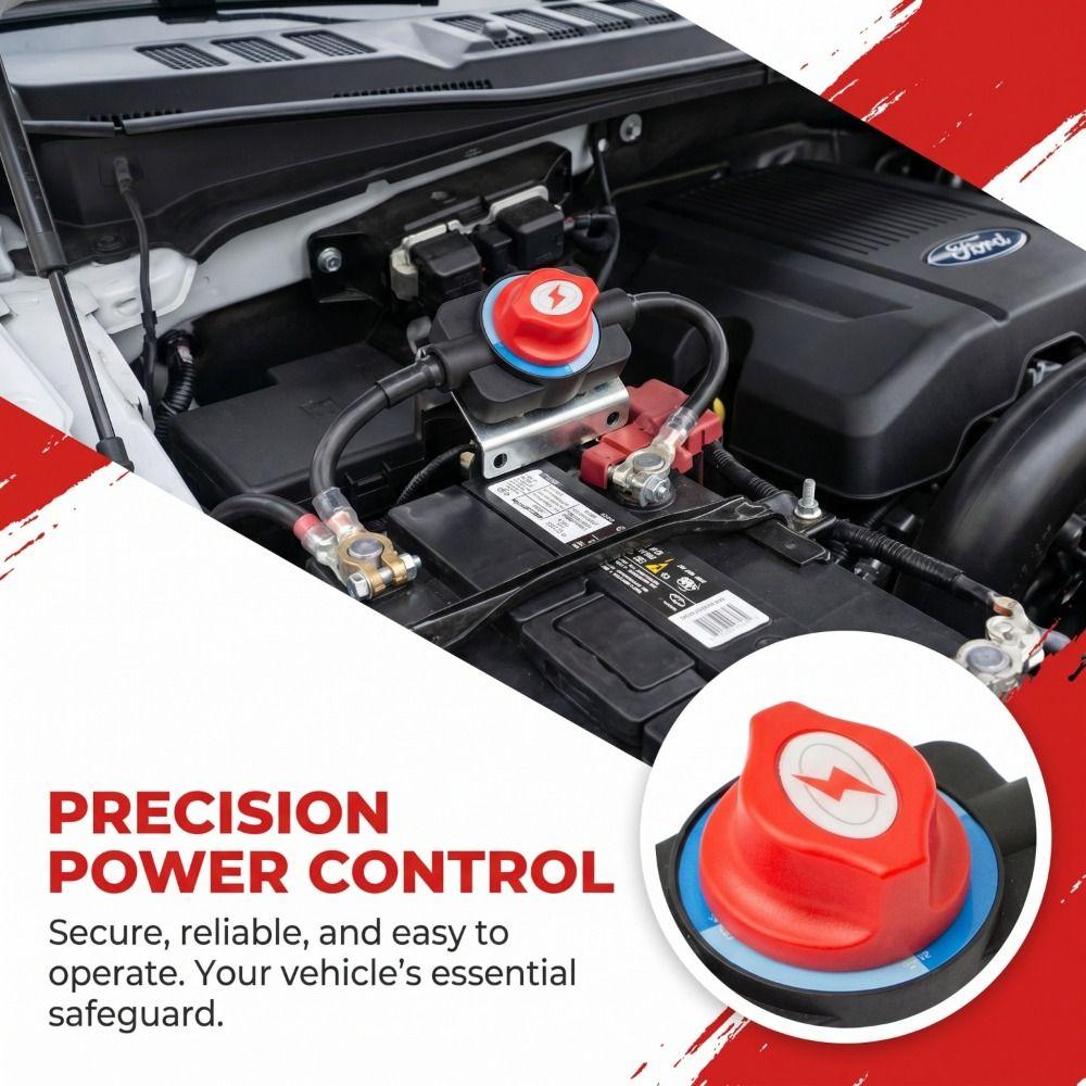 Anti-Leakage Car Battery Power Off Switch With Wire Power Supply Switch Parking Air Conditioning