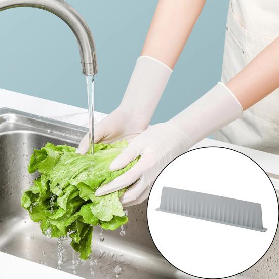 Silicone Sink Splash Guard Vegetable Washing Water Splash Protector Universal Multi-purpose Kitchen Countertop Anti-Splash Board
