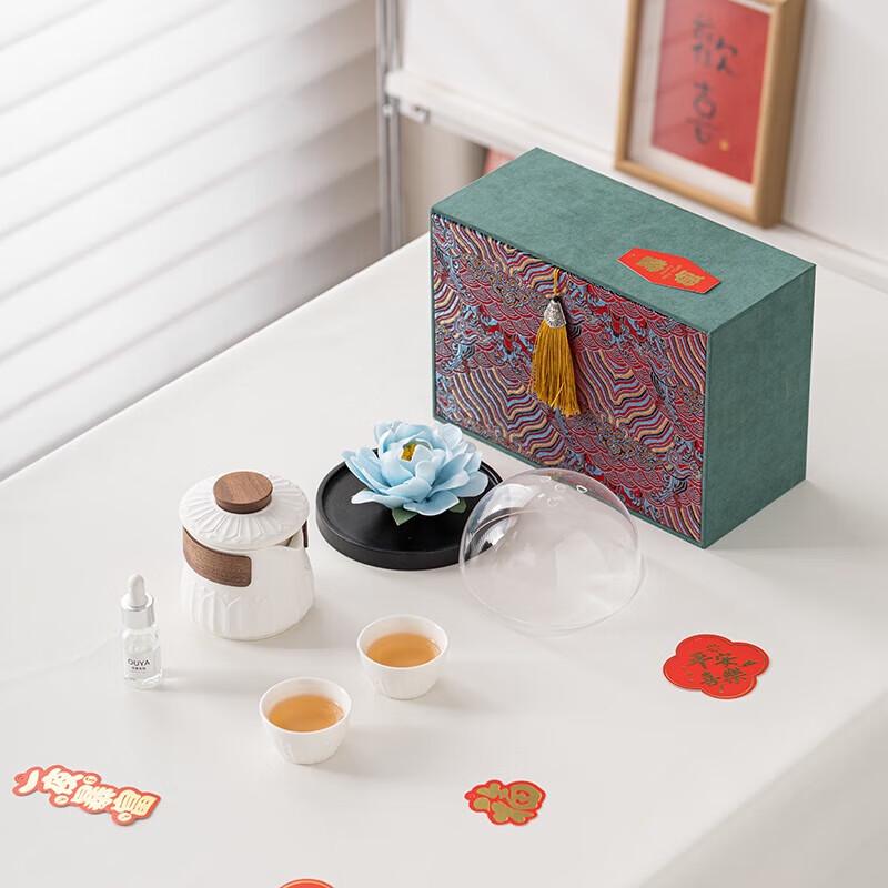 Hongyu Peony Tea Set Gift Box
