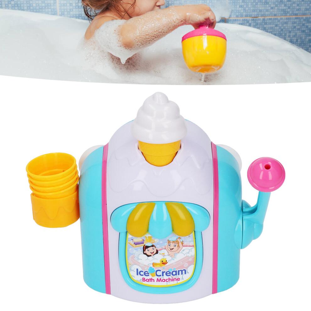 Kids Bubble Machine DIY Ice Cream Shape Foam