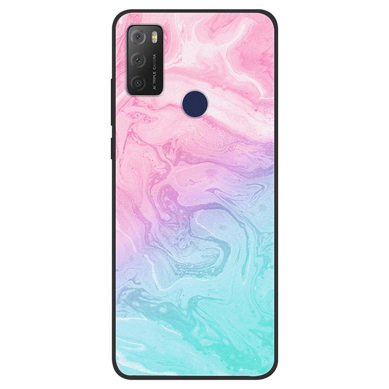 For TCL 20Y Case Girl Cat Flower Soft Silicone Back Wolf Shell for TCL 20E 6125F Fundas Phone Cover For TCL20Y 6156D 20 E Coque