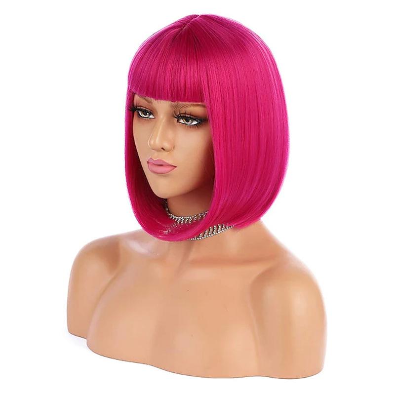 Cosplay Short Colored Wig Halloween Christmas Costume Party