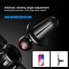 1Pcs Car Phone Holder Air Vent Clip Mount Mobile Cell Stand For VW Golf Tiguan T-Roc Polo Passat ID.4 T-Cross ID.3 Taigo ID.7 zr3