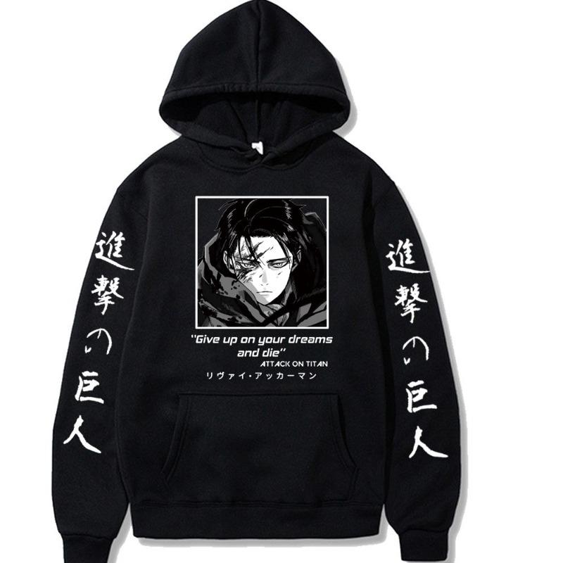 Attack on Titan Japanese Animation Men's Hoodie Autumn Sweatshirt Men Womnen Design Pullover Men's Fleece Hoodies