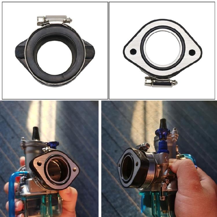 Intake Manifold Connector Motorcycle Carburetor Adapter fit for VM24 26 28 PE