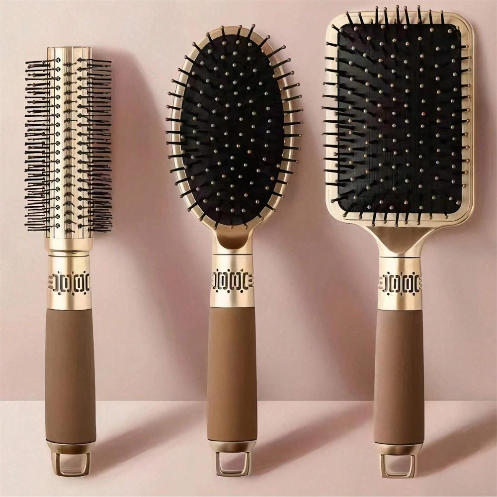 Straight Smooth Paddle Hair Brush Large Hairdressing All Hair Type Hairbrush Styling Comb for Women Men