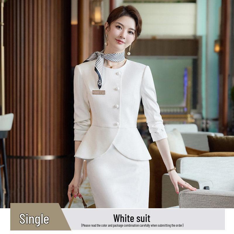 

Women s Professional Spring/Autumn Suit for Jewelry Stores, Beauty Salons, and Hotels 5XL